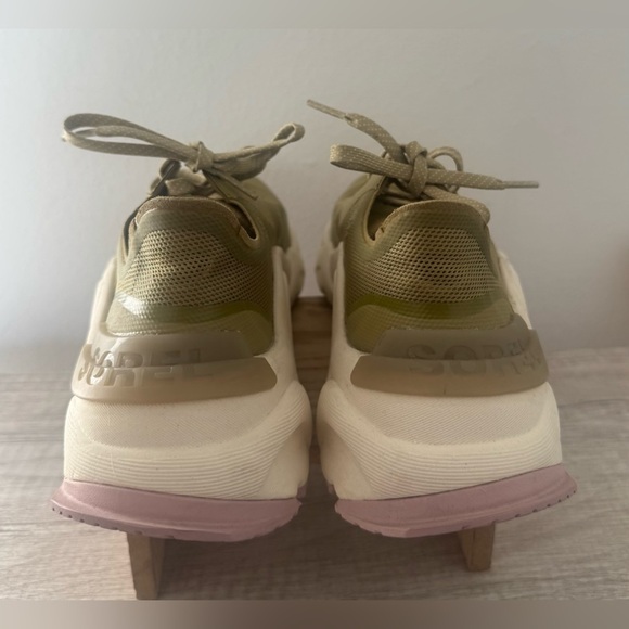 Sorel Kinetic RNEGD Float Shoes Olive Mauve Sporty Comfy Stylish Size 7 - Picture 7 of 9